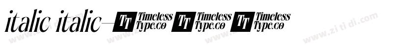 italic italic字体转换